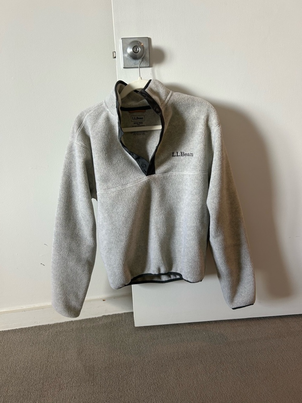 L.L. Bean Women's Classic Snap-Front Fleece Pullover - Picture 2 of 7